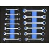Geko Įdėklas - terkšlinių raktų rinkinys, 13 vnt. 8–22 mm (6)