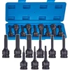 Geko Impaktinių raktų rinkinys torx 9 vnt. T20-T70 CR-MO (15)