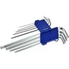 Užapvalintų šešiakampių raktų rinkinys 9 vnt. 1,5-10mm 230 mm GEKO G01703