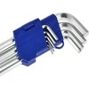 Užapvalintų šešiakampių raktų rinkinys 9 vnt. 1,5-10mm 230 mm GEKO G01703