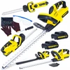 Geko akumuliatorinės gyvatvorių žirklės 520 mm 2 x 2,0 Ah 21 V (4)