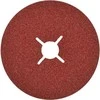Geko švitrinis popierius 125 mm P80 diskui, "FIBRA" diskai su įpjovomis (25/50/1000)/