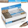 Geko Permanent Oil Marker Gold – ekrano dėžutė (24/480)
