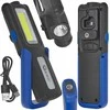 Geko Dirbtuvių lempa POWERBANK su magnetu ir reguliavimu LED COB 5W + 3W 2000mAh 400lm IP44 (10/40)