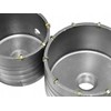 Grąžtas Geko Sieninių frezų rinkinys 9 vnt. (30, 40, 65, 80, 100 mm + 2 adapteriai) (4)