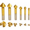 Geko Rinkinys HSS TiN kūginės pjaustyklės 6,3-20,5 mm 6 vnt. (50)