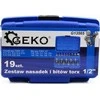 Geko Rinkinys NASADEK I BITÓW TORX 1/2" 19 SZT. (10) G13565 GEKO
