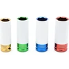Rzov Hlavice Z Lehkch Slitin 4 Ks 17 Mm 19 Mm 21 Mm 22 Mm GEKO