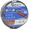 Geko sodo žarna WZMACNIANY Juodas&amp;Raudonas 1/2" 50M (1) G73694 GEKO