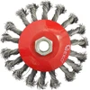 Geko Szczotka druciana boczna pleciona 115mm M14 (G00606)