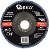 Geko atvartas diskas ''CYRKON'' 125mm P80 (G78513)
