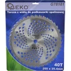 Geko Tarcza su widią do podkaszarki spalinowej 255x25,4mmx40T (50)