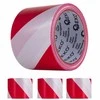 Geko Raudona ir balta įspėjamoji juosta 100 m x 75 mm (80 vnt.)