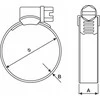 Geko W1 sliekinis spaustukas 9 mm 16–25 mm (50/1000)