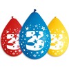 GoDan Gemar 3 numerio BIRTHDAY balionai, 5 vnt, 12 colių kabantys