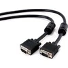GEMBIRD CC-PPVGA-5M-B Gembird VGA HD15m/HD15m dvigubai ekranuotas su 2 ferito šerdimis 5m kabelis juodas