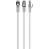 GEMBIRD PP6A-LSZHCU-W-2M patchcord RJ45 kat. 6A SFTP LSZH 2m baltas