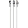 GEMBIRD PP6A-LSZHCU-W-2M patchcord RJ45 kat. 6A SFTP LSZH 2m baltas