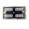 GEMBIRD NCA-LSAS6-01 Gembird RJ45/RJ45 in-line jungtis cat.6, LSA (Krone), FTP, ekranuotas, sidabrinis