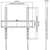 Gembird | Sieninis laikiklis | WM-55F-02 | Fiksuotas | 32-55 " | Maksimalus svoris (talpa) 40 kg | Juodas