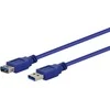 GEMBIRD CCP-USB3-AMAF-10 Gembird USB 3.0 prailginimo kabelis su A tipo kištuku ir A tipo lizdu, 10 pėdų