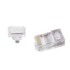 GEMBIRD LC-PTU-01/100 Gembird Universalus praėjimo modulinis UTP kištukas 8P8C, 100 vnt., tvirtas ir suvytas