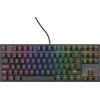 Klaviatūra žaidimams GENESIS THOR 303 TKL DE su pašvietimu RGB mechaninė BROWN Juoda HOT SWAP