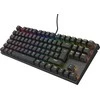 GNS Klaviatūra žaidimams GENESIS THOR 303 TKL DE su pašvietimu RGB mechaninė BROWN Juoda HOT SWAP