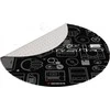 Genesis Protective Floor Mat Tellur 300 Round Gear Floor Mat | Polyester | Multicolor