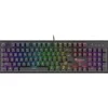 Klaviatūra žaidimams GENESIS THOR 300 RGB FR su pašvietimu mechaninė Raudonas SWITCH