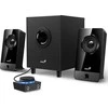Kompiuterio kolonėlės GENIUS garsiakalbiai SW-2.1 300X/ 2.1/ 10W/ mediniai/ juodi