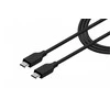 Genius nabíjecí kabelis ACC-C2CC-3A, 150cm, USB-C na USB-C, 3A, PD60W, opletený, černý