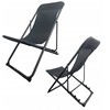 PLATINET CAMPING SUNBED 52X77X90 cm Juodas 46138