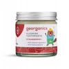 Georganics, natūrali dantų pasta stiklainėlyje, vaikams, su fluoru, kasdieninei priežiūrai, braškių skonio, 3+, 60 ml