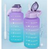 Gertuvė Buteliukas SPORTOWA / MOTYWACYJNA BIDON REFILL FIOLETOWO-Mėlynas 2000ml