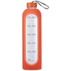 Gertuvė Buteliukas szklana KiCA Hydro Glass 1000 ml - oranžinė