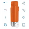 Gertuvė Wessper Buteliukas filtrująca B2 STAINLESS STEEL Actitex™ 700ml Oranžinis (WES276-700-OR_K)