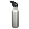 Gertuvė Klean Kanteen „Kanteen Classic Narrow“ (atverčiamas sportinis puodelis), 532 ml / 18 uncijų, šlifuoto nerūdijančio plieno