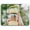 Mellow Yellow Mellow Geltona BUYDEEM Stiklinė gertuvė su arbatinuku 300ml, modelis DG42, spalva