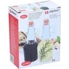 Alpina - Stiklinis buteliukas su kamščiu aliejui/actui 250ml 2 vnt.