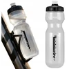 Rockbros 750 ml Bicycle Bottle - Transparent with Juodas Mouthpiece