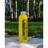 Gertuvė Wessper B1 motyvacinis 1000 ml stiklinis buteliukas su matavimo taurele, skirtas fitnesui, užplombuotas