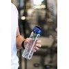 Gertuvė Vialli Design Szklana butelka na wodę Fuori 540 ml tamsiai mėlyna (30244)