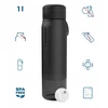 Gertuvė Wessper B2 TRITAN Actitex™ filtro butelis, 1000 ml, juodas (WES273-1000-BK_K)