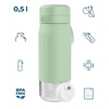 Gertuvė Wessper Filtruojantis butelis B2 GLASS Actitex™ 500 ml Mėtų (WES270-500-MT_K)