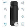 Gertuvė Wessper Buteliukas filtrująca B2 TRITAN Actitex™ 700ml Juodas (WES273-700-BK_K)