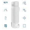 Gertuvė Wessper B2 GLASS Actitex™ filtro butelis 700 ml, baltas (WES270-700-WH_K)