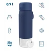 Gertuvė Wessper B2 GLASS Actitex™ filtro butelis 700 ml, mėlynas (WES270-700-BL_K)