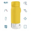Gertuvė Wessper Filtruojantis butelis B2 GLASS Actitex™ 500 ml geltonas (WES270-500-YL_K)
