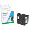 G&G G&G Schriftband 9mm x 7m sw-ws Komp. m. Dymo D1/ 40913/ S072068